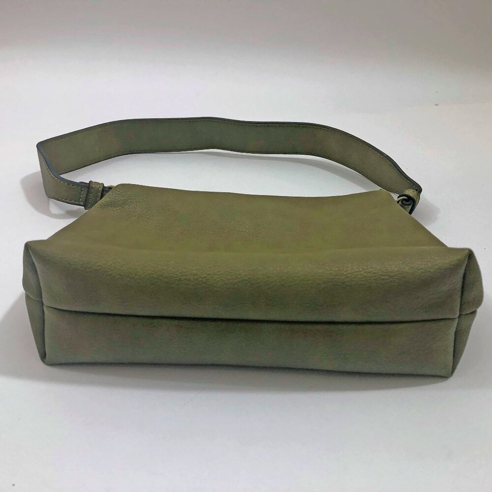 Jen & Co Bag in a Bag Penny Olive Green Vegan Leather Bucket Bag & Shoulder Bag - Picture 8 of 8